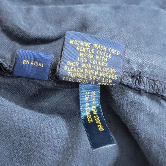 Polo Ralph Lauren Shorts Mens 3XB Big Blue 100% Linen Classic Fit Drawstring - Picture 11 of 11